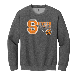 Snyder Dk Charcoal Crewneck sweatshirt (for all gradesl)